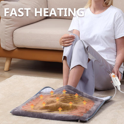 Gintao Electric Heated Foot Warmers for Feet,22"×20" Soft Foot Heating Pad