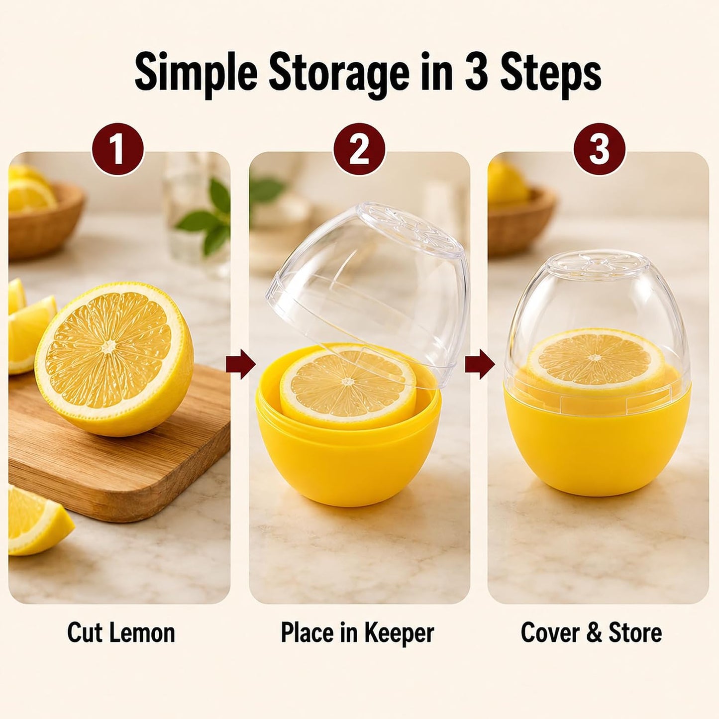 Avocado Keeper Saver Avocado Storage Containers With Lid | Onion Avocado Tomato Saver Fruit vegetable Holder Storage (Avocado Holder)