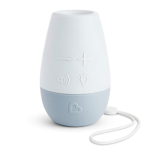 Munchkin Shhh… White Noise Sound Machine, Baby Soother, White/Grey