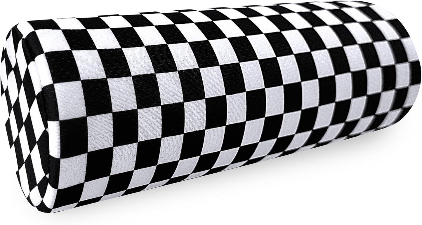 Neck Roll Pillow for Sleeping,Ergonomic Cylinder Tube Pillows for Cervical Spine and Neck Support,Versatile Roll Pillow for Bed,Office,and Travel,Memory Foam Bolster with Washable Cover