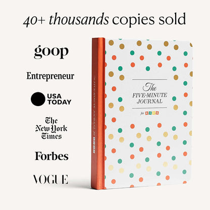 Intelligent Change The Five Minute Journal - Original Daily Gratitude Journal for Women & Men - Mindfulness, Happiness & Daily Reflection - Undated Planner - Affirmation Journal - Gifts for Women