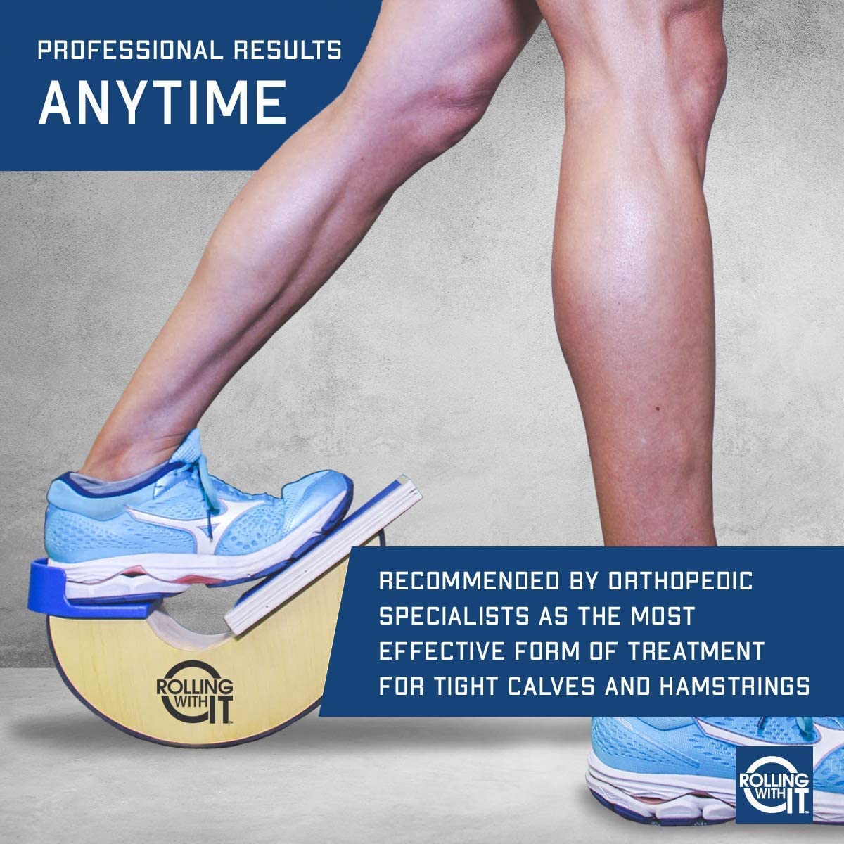 Rolling With It Foot Rocker & Calf Stretcher for Plantar Fasciitis