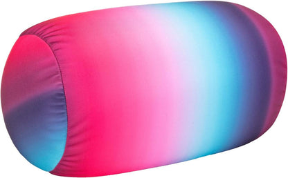 Squishy Microbead Neck Pillow, 7Inch x 12Inch Soft Travel Body Bed Pillow Bean Pillow for Kids Adult Chair Sleeping Car Seat, Fun Dormroom (Sky Blue)