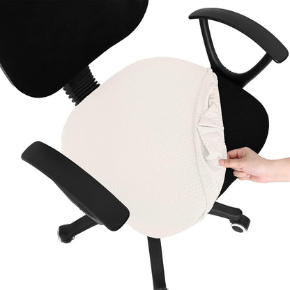 Smiry Office Computer Chair Armrest Covers, 2PCs Anti-dust Arm Rest Pad | Removable Washable Desk Chair Arm Pad Covers, Grey