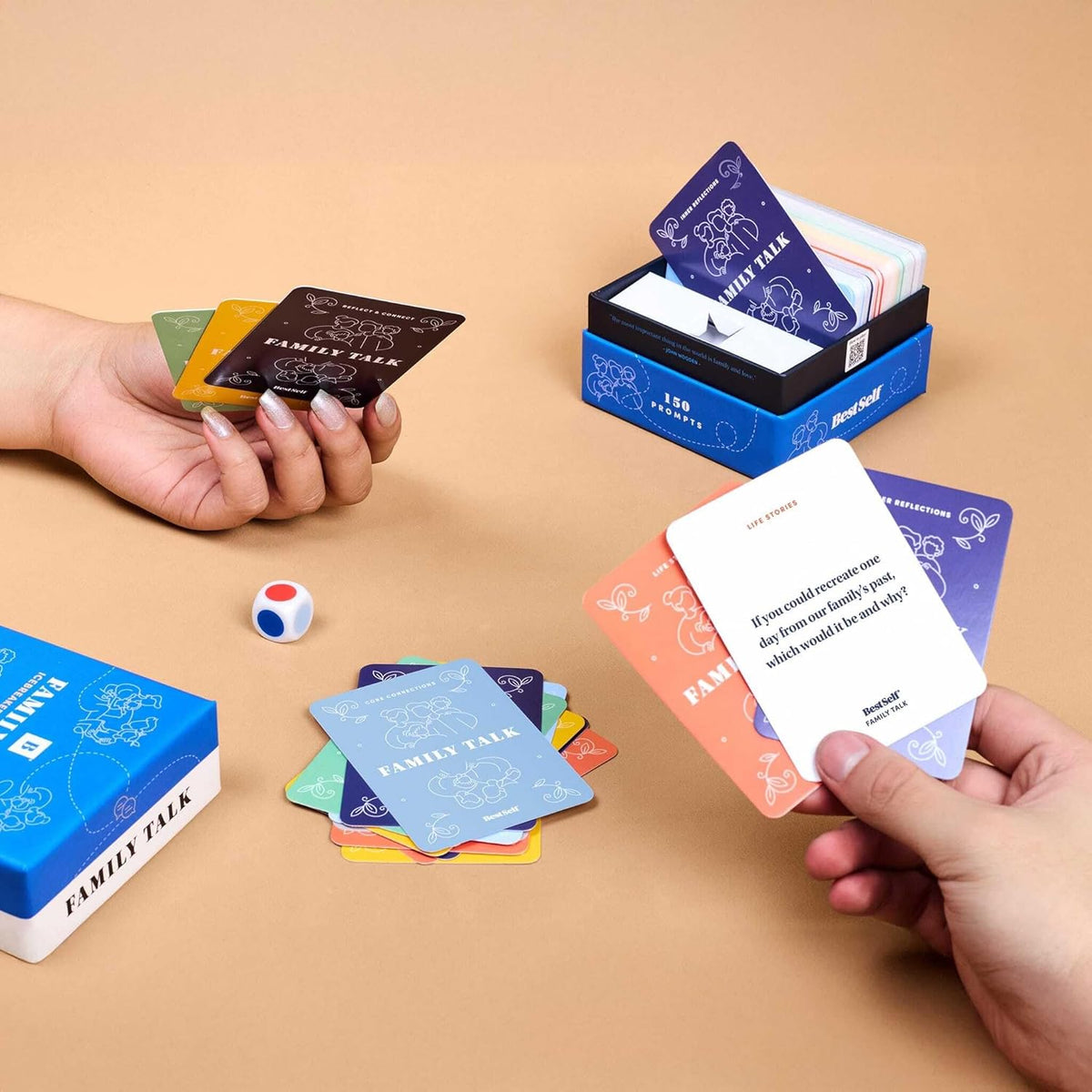 BestSelf Icebreaker Deck – 170 Ice Breaker Cards for Adults, Work & Groups
