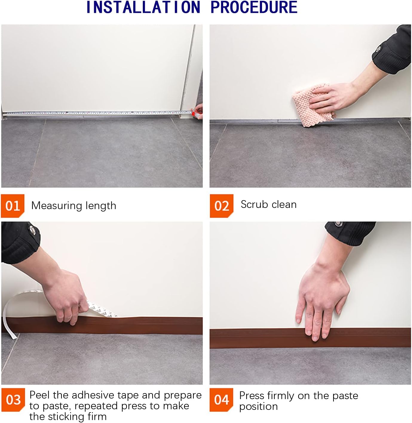 TAROSE Weather Stripping Door Seal, 33 Feet Long Transparent (Width 25mm) | Shower Door Seal Strip, Adhesive Silicone Tape, Door Draft Stopper, Blocks Drafts and Noise, for Doors & Windows