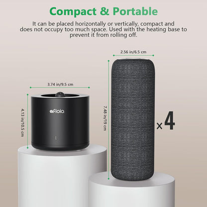 Afloia Rechargeable Cordless Gun Safe Dehumidifier, Heating Base, TOPZ 4+1 | Keep small spaces dry with a rechargeable cordless design, heating base, quiet operation, and reusable moisture control.