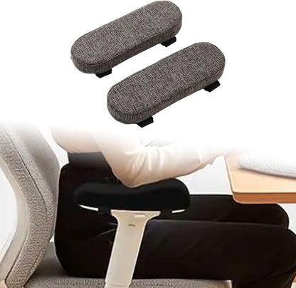 Office Chair Armrest Pad Elbow Cushion Thick Removable Cover Desk Chair Armrest Cushion Arm Padding for Recliners Sofa Home, Beige