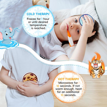 Small Ice Packs, 6 Pcs, Reusable Mini Gel Cold Packs for Injuries, Hot Cold Compress for Kid's Boo Boos, Headaches, Wisdom Teeth, Breastfeeding, Pain Relief, Fever, Mosquito Bite, First Aid 3" X 4.5"