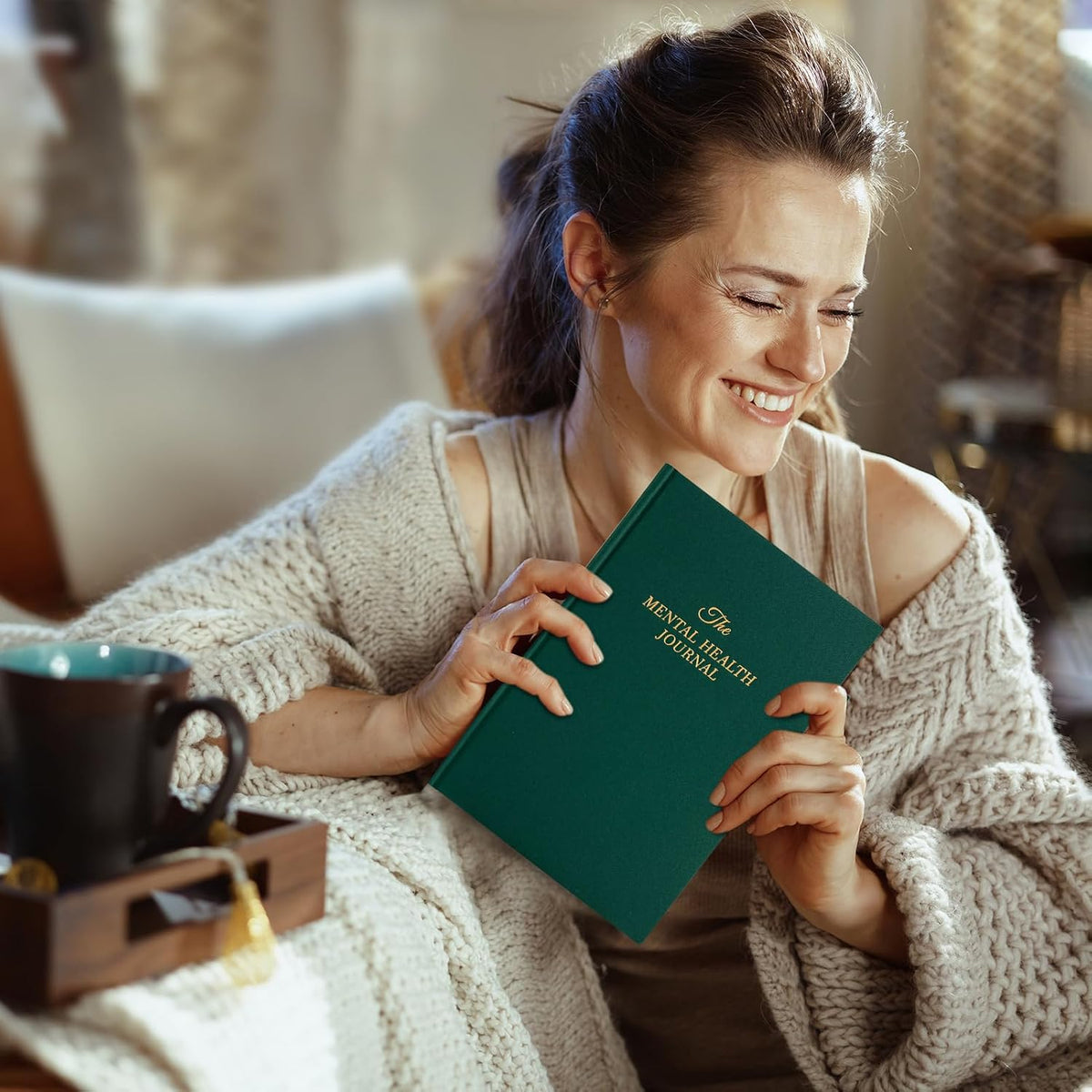 Mental Health Journal for Women and Men, 91 Days Anxiety & Guided Journal