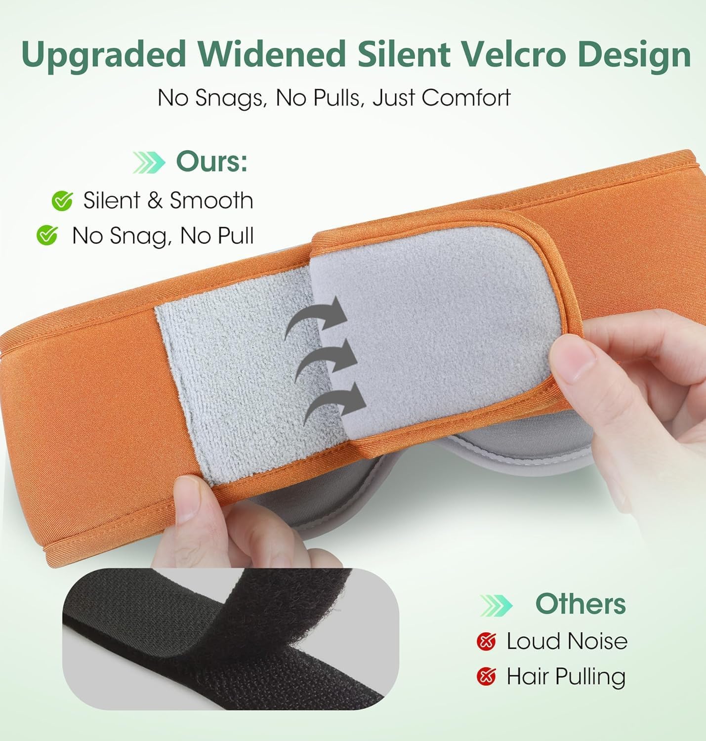 LC-dolida Voice Control Bluetooth Sleep Mask, Bamboo Cotton Bluetooth Sleep Headphones with 3D Zero-Pressure Cups and Timer Setting, Total Blackout Sleep Eye Mask for Side Sleepers (Purple)