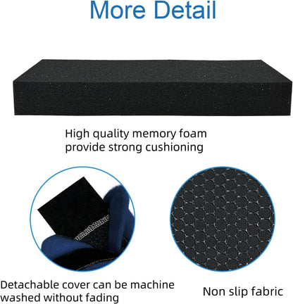 SPRING SEAON Wheelchair Armrest Pads Covers Fuzzy Desk Chair Arm Pads Soft