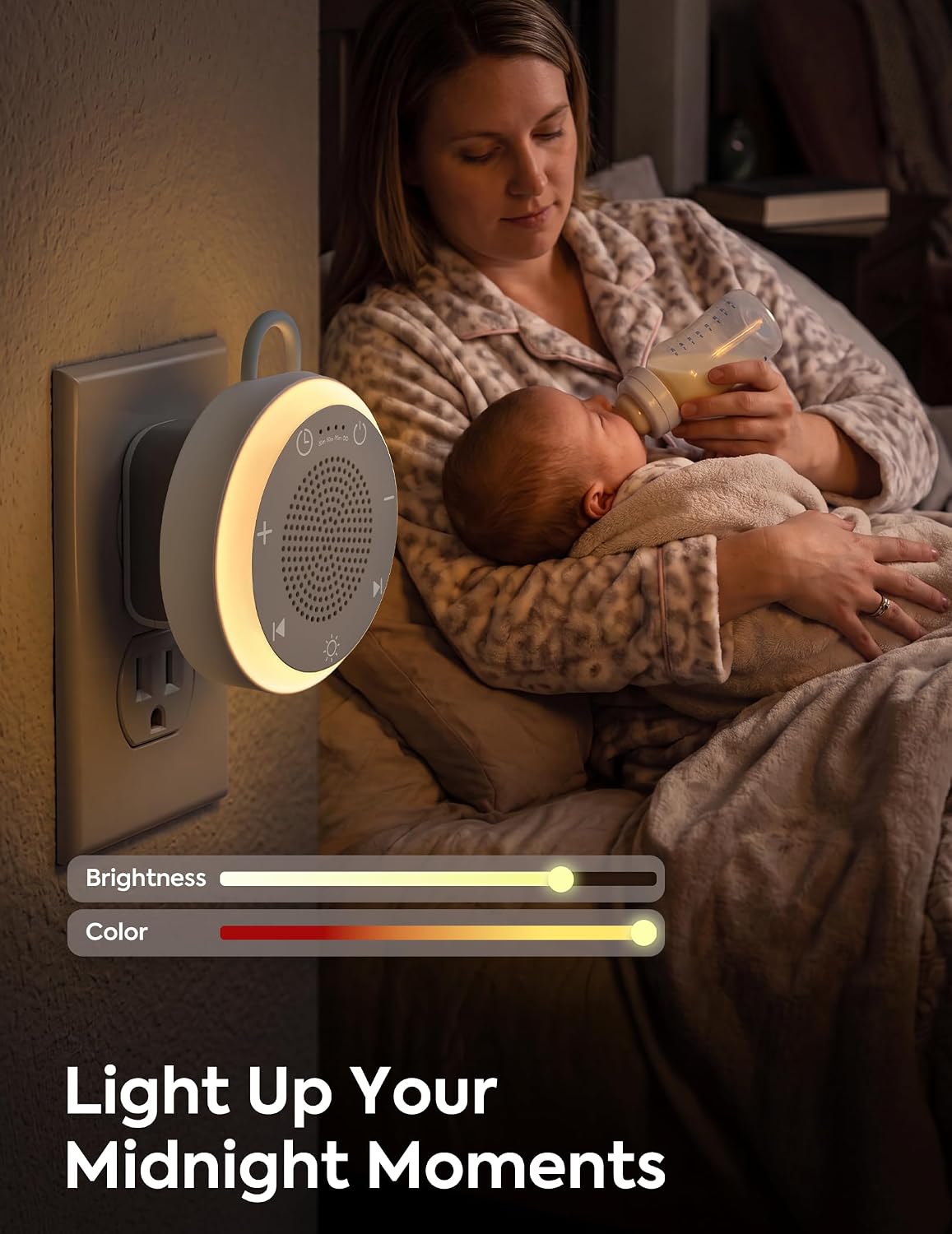 Babelio Pluggy White Noise Machine, Wall Plug-in & Rechargeable, 20 Sounds | Auto-Off Timer, 520mAh Battery, Noise Blocker for Office Privacy, Sleep Aid for Adults & Baby, Easy To Pack And Carry