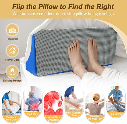 Blanket Lifter for Feet-Sheet Lifters for Foot of Bed Blanket Elevation Wedge Foot Cradle Tent Sleep Support Raiser Supplies Foam Block Toes Pain Leg Knee Ankle Post Surgery Recovery