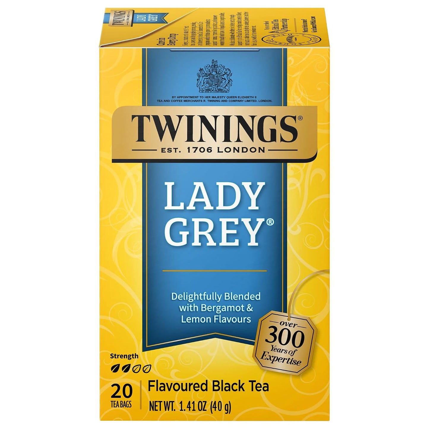 Twinings Mango & Pineapple Herbal Tea Individually Wrapped Bags, 20 Count (Pack of 1), Naturally Caffeine-Free, Enjoy Hot or Iced, 20 Teabags