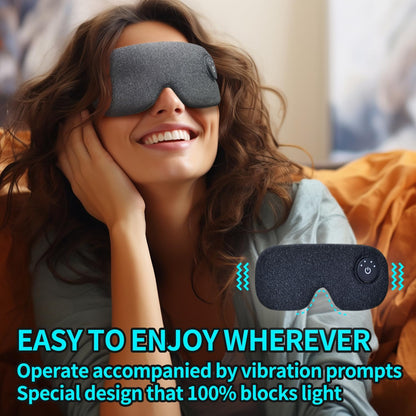 Cordless precised Heated Eye mask for Dry Eyes Relief, Sleep Eyeshade,USB Rechargeable with Battery Indicators, Electric Warm Eye Compress for MGD,Styes,FSA-HSA Eligible