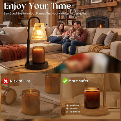 Glimra Candle Warmer Lamp, Candle Warmer Lamp with Timer, Dimmable
