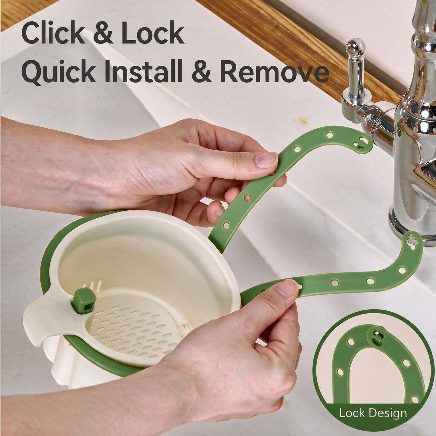Cactus Kitchen Sink Strainer Baske, Hanging Sink Drain Basket | Self-Cleaning Faucet Hanging Filter Basket, Presses to Release Waste Baskets, Multifunctional Kitchen Sink Strainer