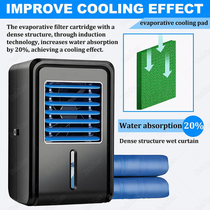 Cooling Mattress Pad with Remote Control, Bed Fan Cooling System, with 4 Speeds & Timer, 2.5l Capacity, Quiet Operation, Water Return for Hot Sleepers 160cm*70cm
