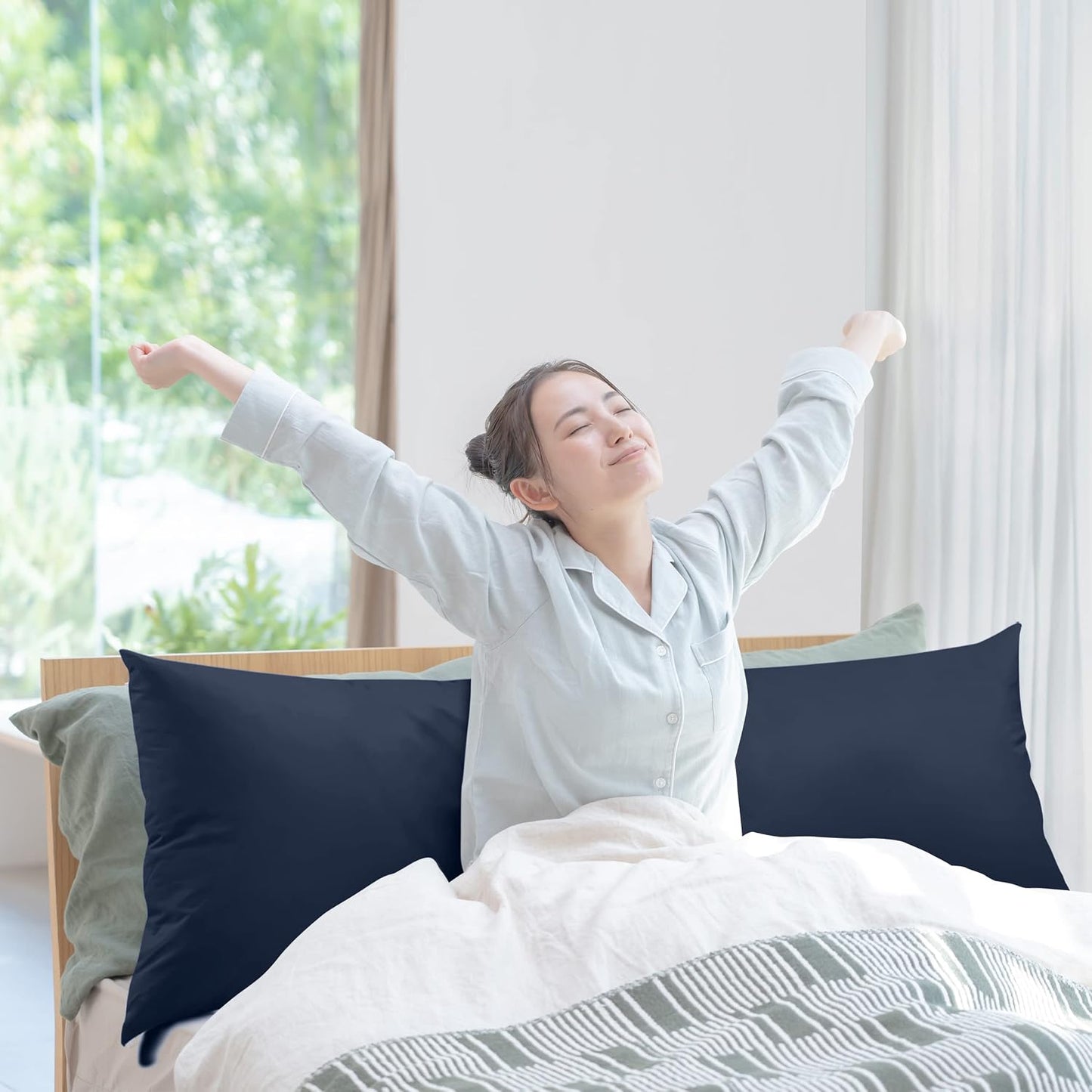 Utopia Bedding Full Body Pillow for Side Sleeper, White Long Pillow for Bed | Large Body pillows for Adults, Plush Support, Pregnancy Pillow Insert for sleeping, helps maintain body contour, 20x54 inches