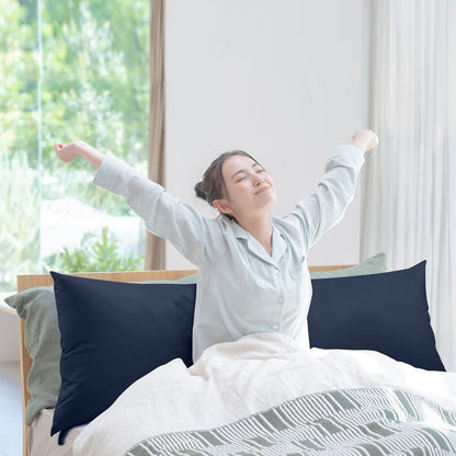 Utopia Bedding Full Body Pillow for Side Sleeper, White Long Pillow for Bed | Large Body pillows for Adults, Plush Support, Pregnancy Pillow Insert for sleeping, helps maintain body contour, 20x54 inches