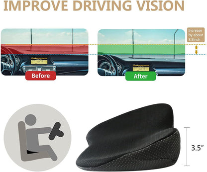 Livtribe Car Seat Cushion, Comfortable Wedge Seat Cushions for Long Driving