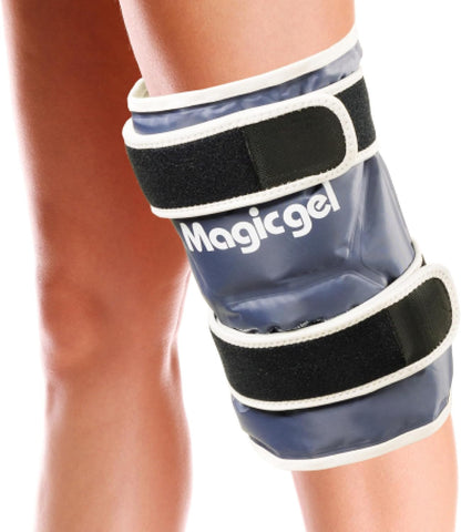 Magic Gel Elbow Ice Pack Wrap – Reusable Knee and Arm Sleeve - Hot & Cold Freeze Therapy Wrap for Targeted Areas – Compact Compression Fit for Knees, Calf, Joints, Tennis