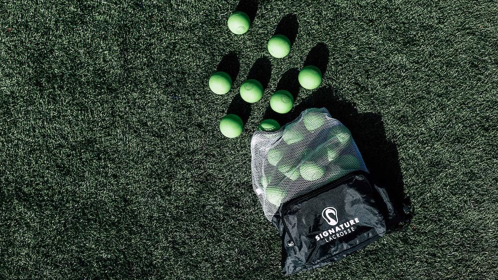 Signature Lacrosse Ball Set - Packs of 2, 4, 8, 12, and 100 - No Chemical Smell Massage Balls, Myofascial Release Tools, Back Roller, Muscle Knot Remover