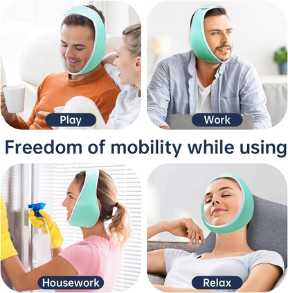 ZNÖCUETÖD 4 Packs Small Gel Ice Packs for Injuries Reusable Compatible with Wisdom Teeth Ice Pack Head Jaw Face Wrap Oral Dental Surgery Recovery