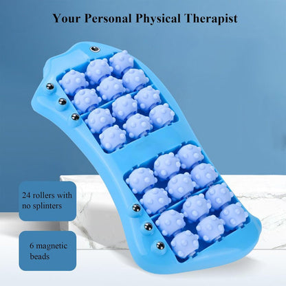 Foot Roller Massager for Plantar Fasciitis Relief, Large Size Roller Foot Massage Shiatsu Acupuncture Massage, Reflexology Tool,Heel, Arch, Muscle Aches, Foot Pain, Stress Relief - Relaxation Gift