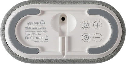 Sleep ZM White Noise Machine with 29 Sounds + 16 Colors Digital Alarm Clock & Amber Night Light for Blue Light Blocking, Gentle Wake Alarm, Sleep Timer & Memory Function for Adults & Kids