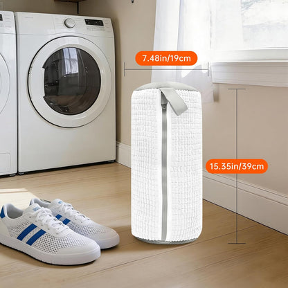 1PCS Blue Shoe Washing Machine Bags for All Shoe Types | Deep Cleaning,Reusable and Durable,Safeguarding Shoes from Scuffs and Deformation,Tear-Resistant Chenille Fabric