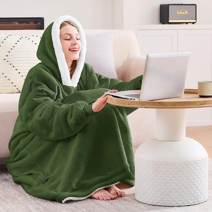yescool Wearable Blanket Hoodie as Christmas Birthday Gifts for Women Mom - Colors B