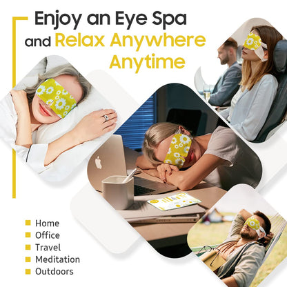 BeHoomi 30Packs Steam Eye Mask, Heated Eye Mask for Dry Eyes, Chamomile