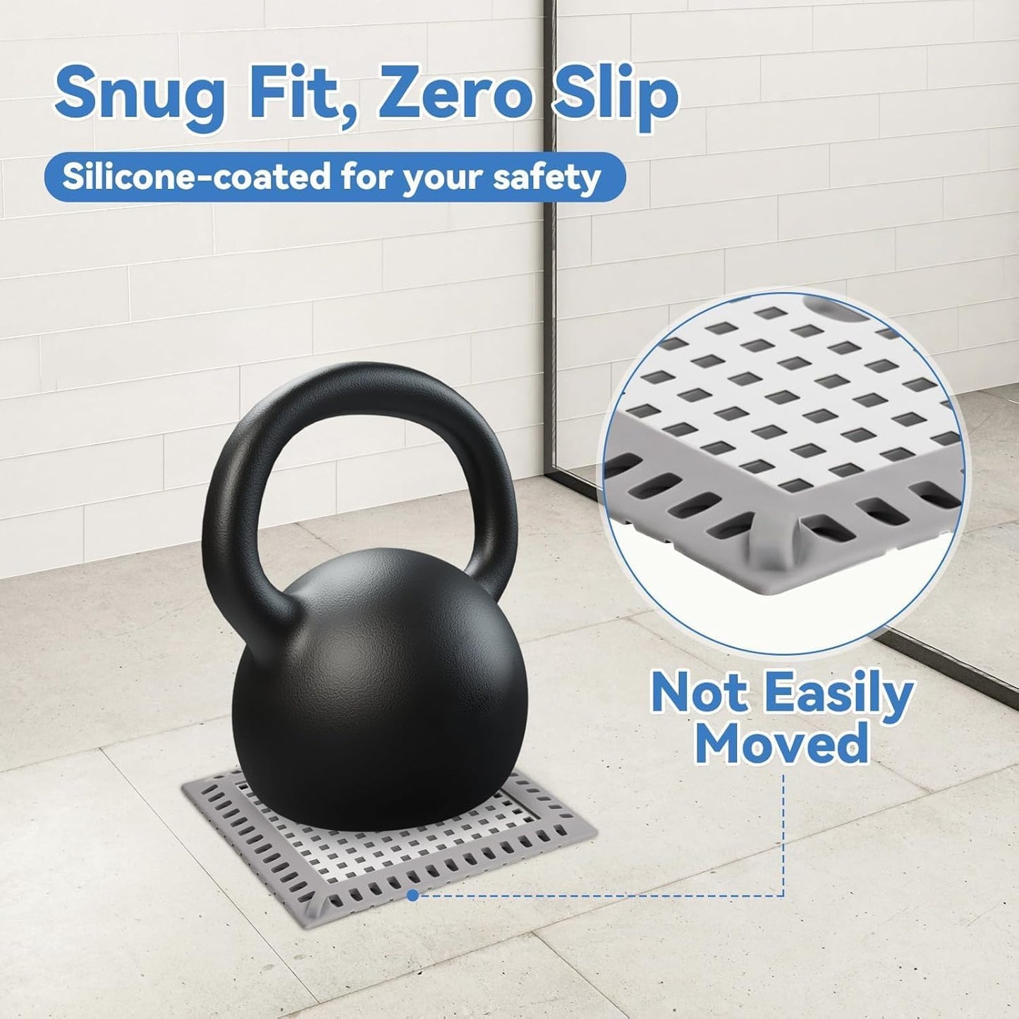 Shower Drain Hair Catcher,4.72",Hair Catcher for Bathroom Drain,Tub,Sink | Shower Drain Cover Protector,Easy Installation Clean,Prevents Clogged For Bathroom Shower Drain,Bathtub,Sink