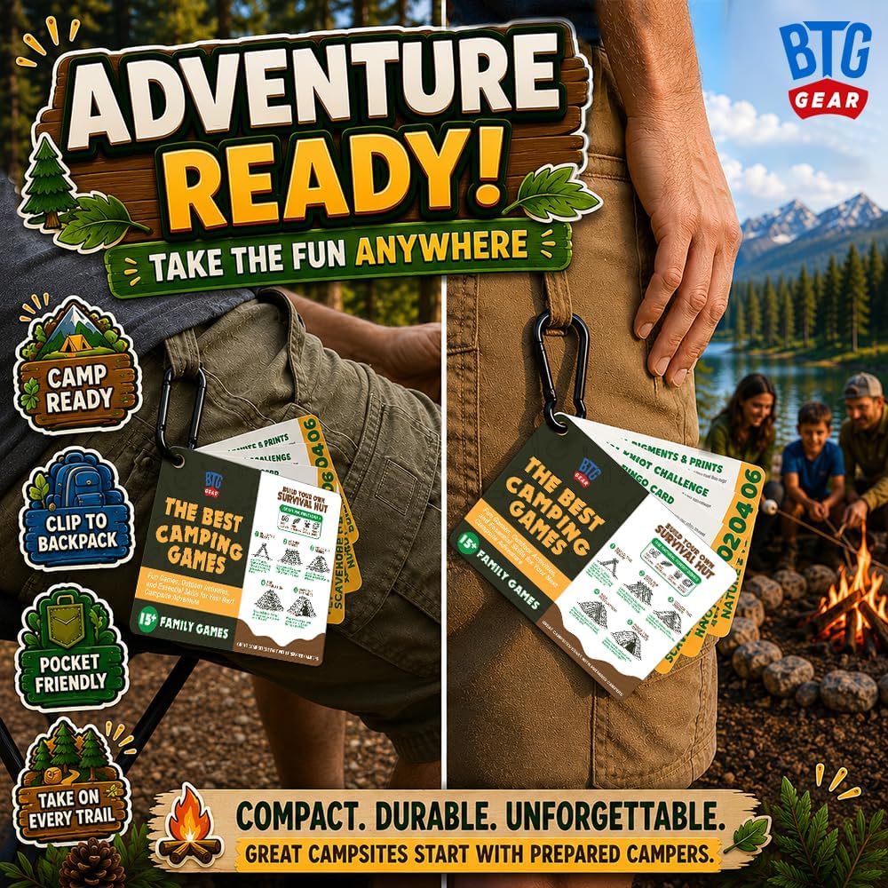 Outdoor Camping Games for Families & Adults | 15+ Cool & Fun Activities/Games