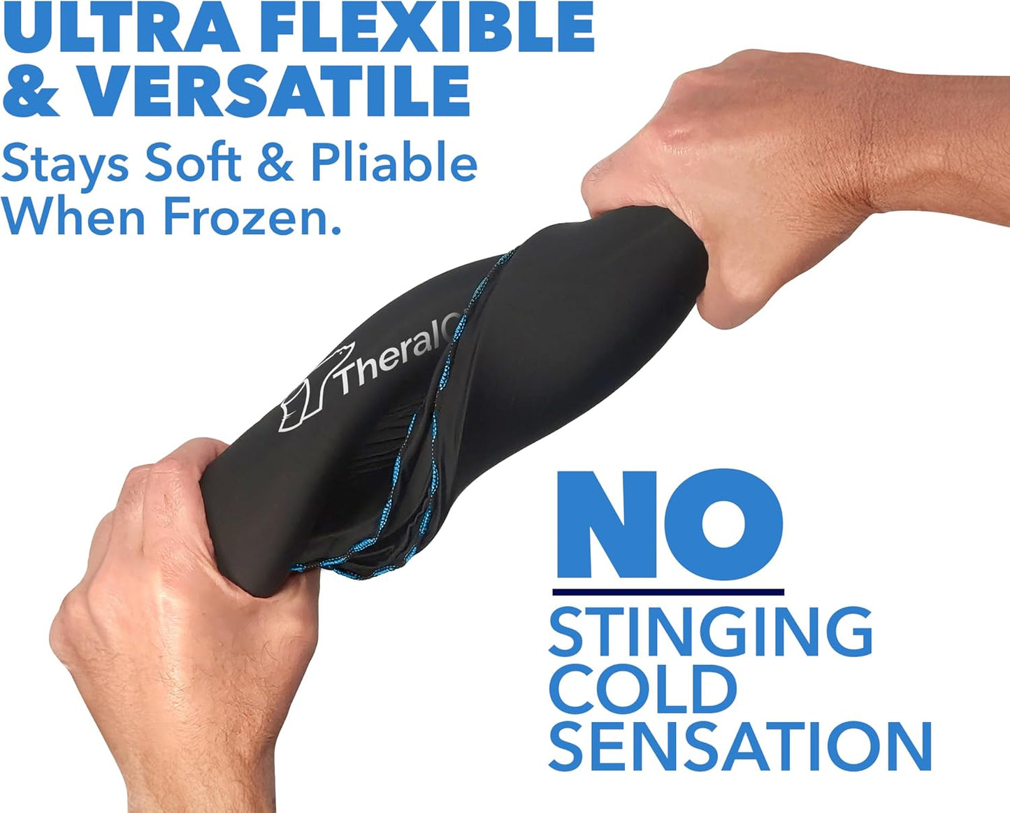 TheraICE PROpack Ice Pack for Injuries, Reusable Multipurpose Cold Gel 5x8 | Small 5x8 Multipurpose Cold Icepack For Aches & Pains - Great for Muscular Back Pain, Shoulder, Hip Knee