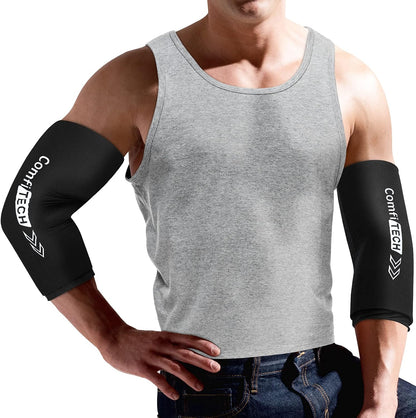 ComfiTECH Elbow Ice Pack Wrap for Arm, Knee & Calf, Flexible Ice Sleeve, L | Multi-Use Gel Ice Sleeve for Tennis Elbows, Golfers Arm, Reusable Cold Compression for Elbow Joint & Muscle Relaxation