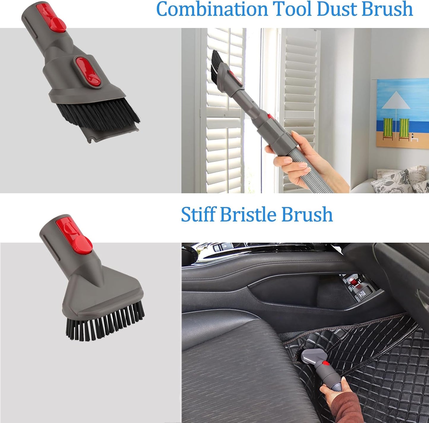 Dryer Vent Lint Vacuum Atttachments and Crevice Tool for Dyson | Gen 5 V15 V15s V12 V11 V10 V9 V8 V7 Detect Outsize Slim Absolute Cyclone Vacuum Dryer Lint Flexible Remove Tool Cleaner Kit
