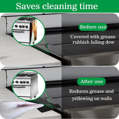 2PCS Silicone Stove Gap Covers 21 Inch - Heat Resistant Kitchen Counter Gap Filler, Keep Crumbs & Spills Out, Easy to Clean Stove Gap Cover for Kitchen (Black)