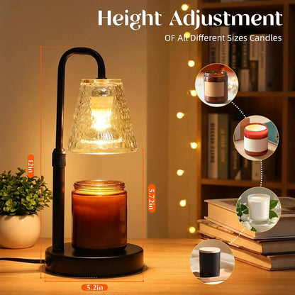 Glimra Candle Warmer Lamp, Candle Warmer Lamp with Timer, Dimmable
