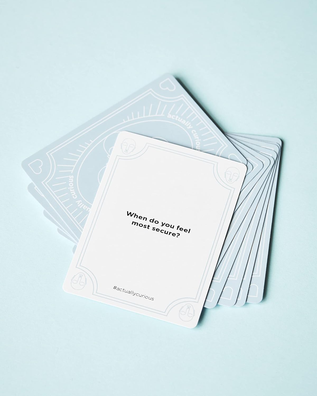 Actually Curious The Original Curiosity Edition - Team Building Games for Work, Activities for Teens, Family Game Night, Conversations with Friends, Couples Gifts - 52 Deep Conversation Cards