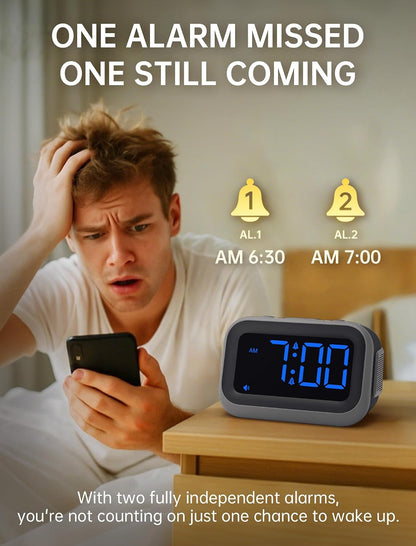 Acedeck Super Loud Alarm Clock: 115dB Wake-Up Power
