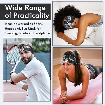 LC-dolida Sleep Headphones Headband Bluetooth 5.4, Sports Headband Earphones Wireless with Speaker Microphone USB C for Women Sleeping Gift Workout Jogging Yoga Insomnia Travel Meditation, Butterfly