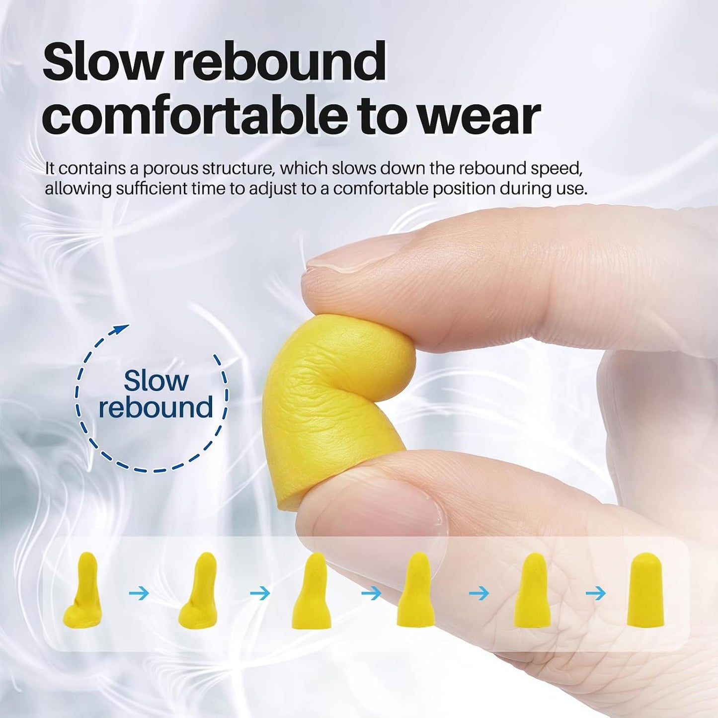 Silicone Corded Ear Plugs, 100 Pairs, SNR 32dB, Orange | Reusable noise reduction earplugs with string. Individually wrapped. For work, construction sites & industrial use.