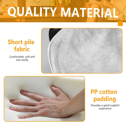 Set of 2 Soft Memory Foam Office Chair Arm Covers, Wheelchair Armrest Pads for Elbow & Forearm Pressure Relief, Chair Arm Rest Pads Cushions for for Office Desk Gaming Chair, Grey