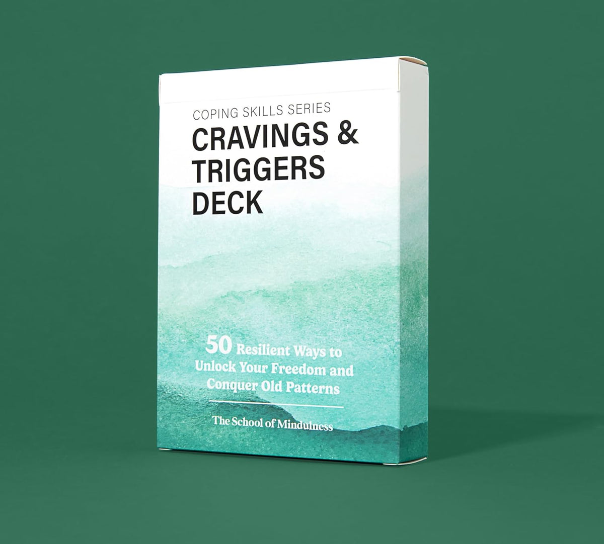 The School of Mindfulness- Mindfulness Coping Skills Series Deck, for Depression and Anxiety, Anger Management, and Cravings and Triggers (Anger Management)
