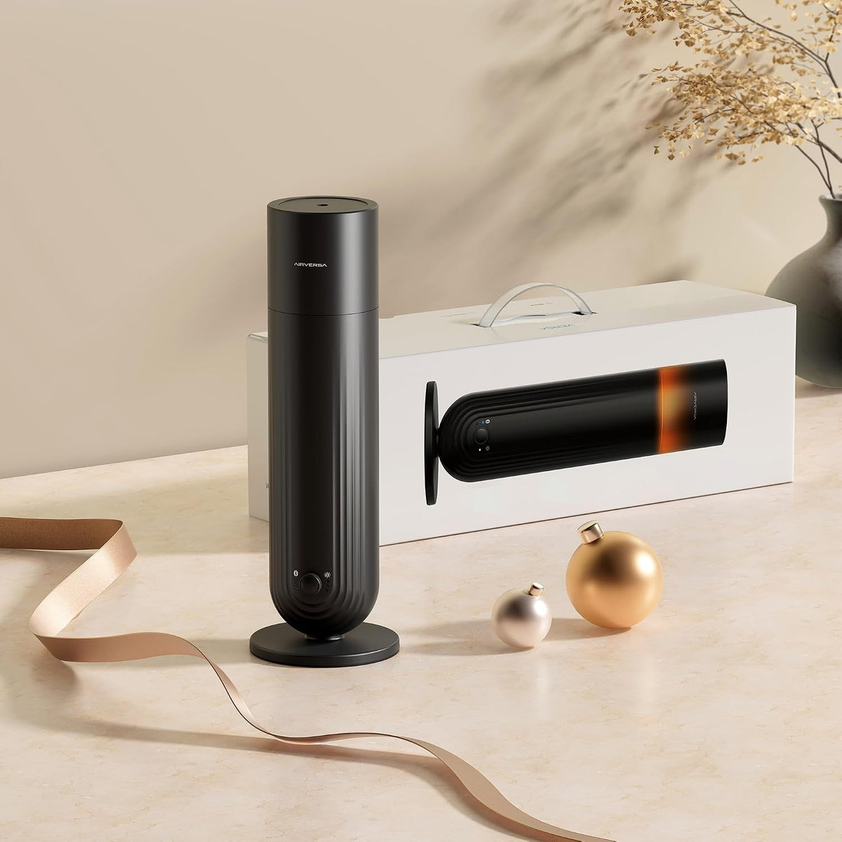 Airversa U1 Smart Hotel Waterless Diffuser with 100mL Oils Kit, Black