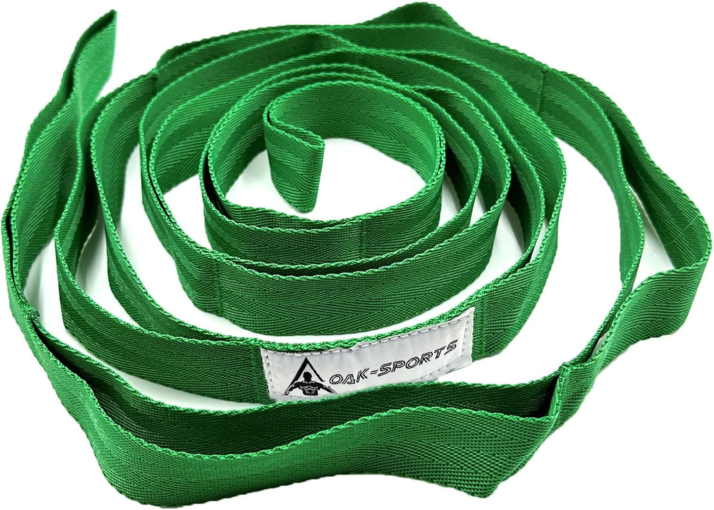 Stretching Strap Yoga Strap with Loops for Physical Therapy, Non-Elastic | 10 Loops, 75 inches length, Multi-Color Selection for Yoga Strap for Stretching, Pilates, Dance and Gymnastics