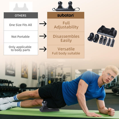 Psoas Release Tool - 3-in-1 Massage Tool - Psoas Muscle Release Tool Flexor, Back, Glute, Iliacus, and Neck Pain Trigger Point and Myofascial Release Tool - Night Black [Patent Pending]